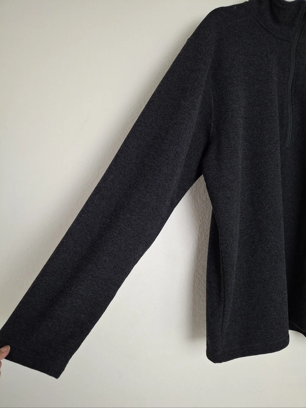 The North Face Textured Cap Rock 1/4 Zip Fleece Pullover